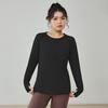 Women's Long-Sleeve Breathable Yoga & Running T-Shirt - Spring/Autumn Fitness Top