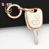 Tpu Car Key Case Cover Shell Fob For Peugeot 107 206 307 207 406 408 Citroen C1 C2 C3 Berlingo Picasso Xsara Picasso Toyota Aygo