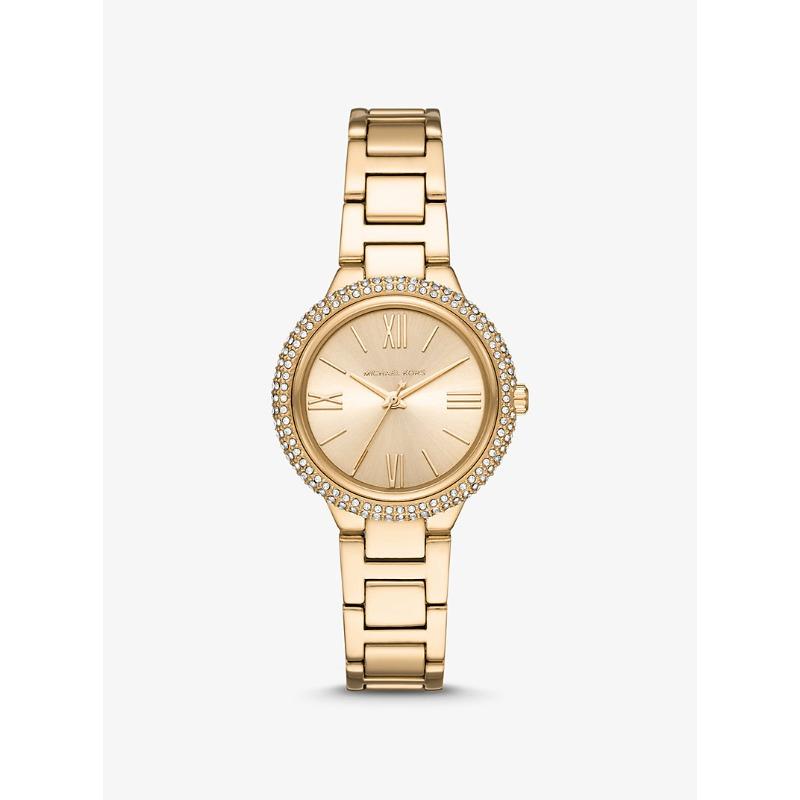 

Часы Michael Kors Taryn с паве, золотистый тон, MK4459 золотой