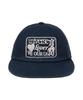 Yunibeoseugameonteu Universe Rubber Patch Washed Cap_Navy
