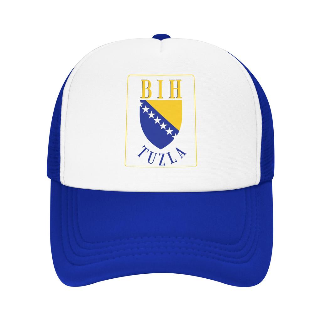 Bosnia and Herzegovina Flag Cap For Unisex Women Cool Baseball Cap Trucker Hat Travel Headewear Adjustable