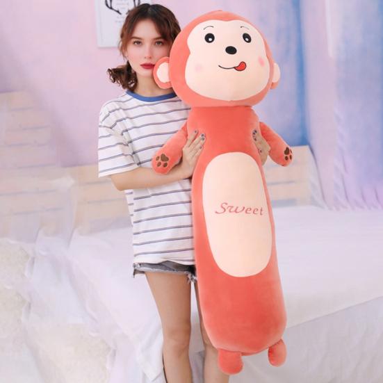 Monkey Rabbit Plush Toy Soft Stuffed Animal Cat Lion Sofa Throw Pillow
