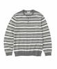 WMC Multi-Stripe Henley Neck Knit_Grey