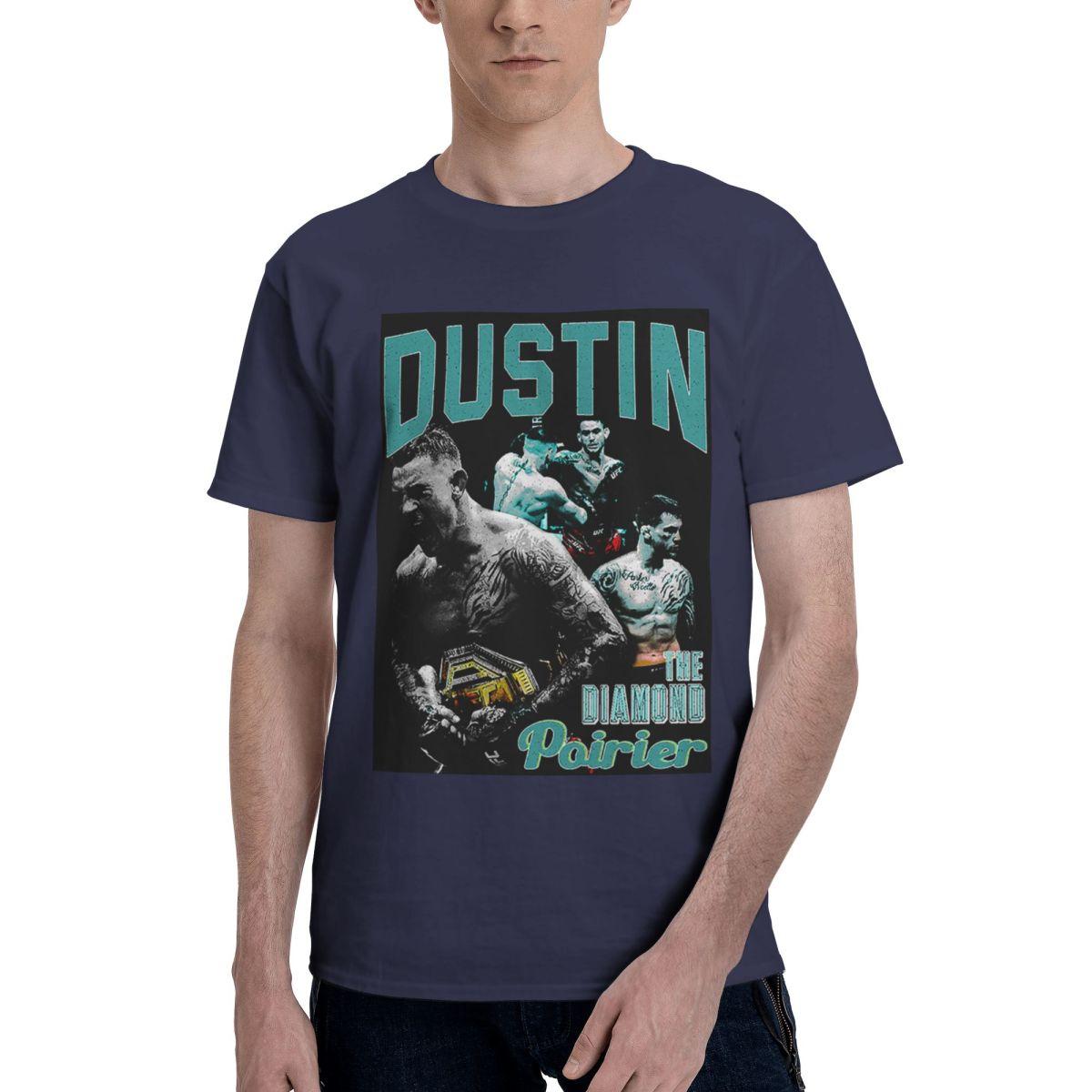 

Dustin The Diamond Poirier 100 Cotton Casual Breathable Confortable Shirt High End Mens Clothing Tshirts Men 4XL