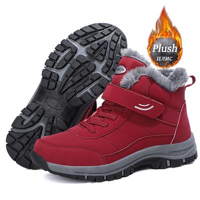 2025 Rutschfeste Leichte Baumwollschuhe Für Stiefel Frau Schneestiefel Für Frau Im Winter Mit Plüsch Und Dicker Isolierung Federn