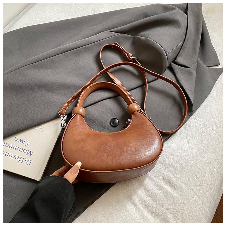 

Niche design dumpling bag 2025 new trendy and popular versatile shoulder messenger bag simple portable crescent bag