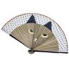 Handheld Size Silk Fan Cat Patterns Handmade Fan Popular Cartoon Fan  Home Decoration