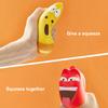 Stress Relief Worm Squeeze Toy Slow Return Cartoon Worm Pinch Sensory Toy Soft TPR Stress Ball Calming Animal Fidget Toy Decoration