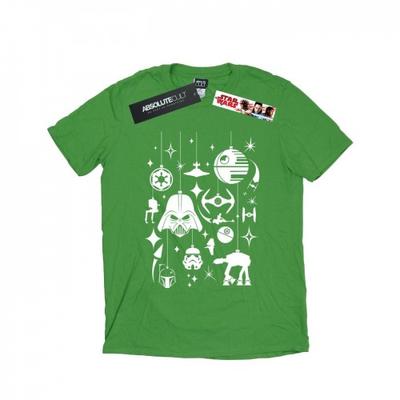 Womens/Ladies Christmas Decorations Cotton Boyfriend T-Shirt