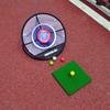 Three-Layer Golf Swing Training Net with Practice Target and Compact Hitting Mat