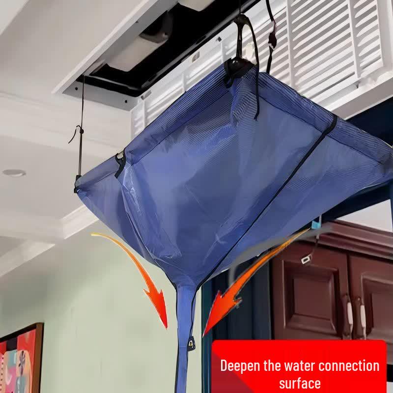 Professional Transparent Ceiling AC Cleaning Water Collection Kit