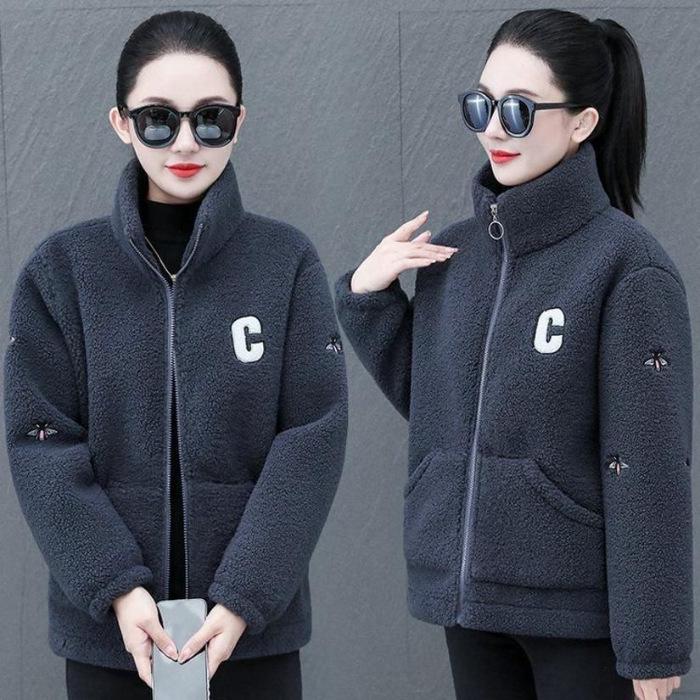 

Women s Double-Sided Polar Fleece Hoodie with Alpaca Wool and Cotton 2XL (for 60-65kg) серый