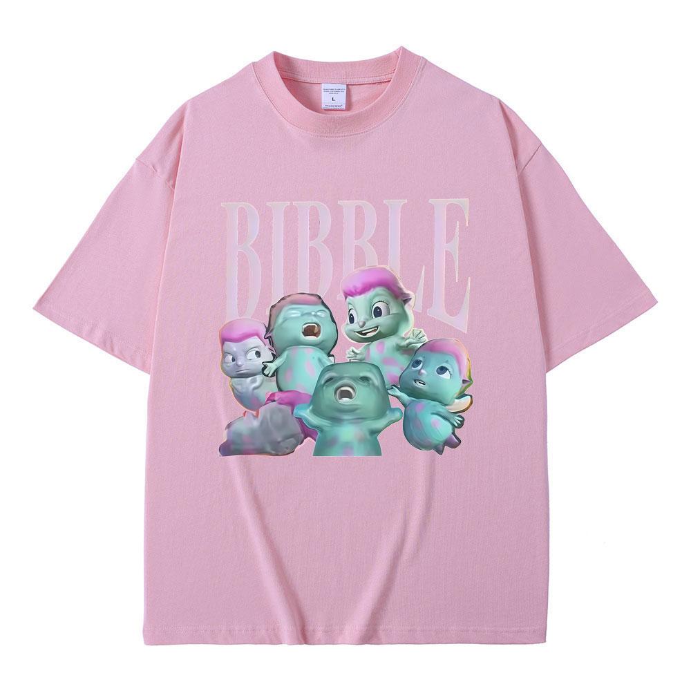 Funny Bibble Graphic T Shirts Unisex Women Casual Humor Short Sleeve Tshirt Oversized Streetwear Unisexs Pure Cotton Tops Tshirts