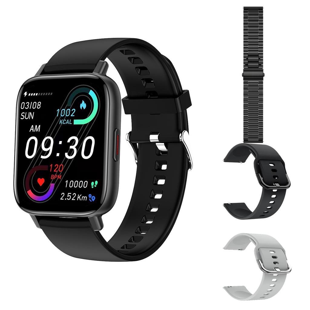 1.69 Inch Blue Tooth Call Smart Watch Blood Pressure Oxygen Monitor Diy Dials Heartrate Tracker Smartwatch Women Men Pk P8