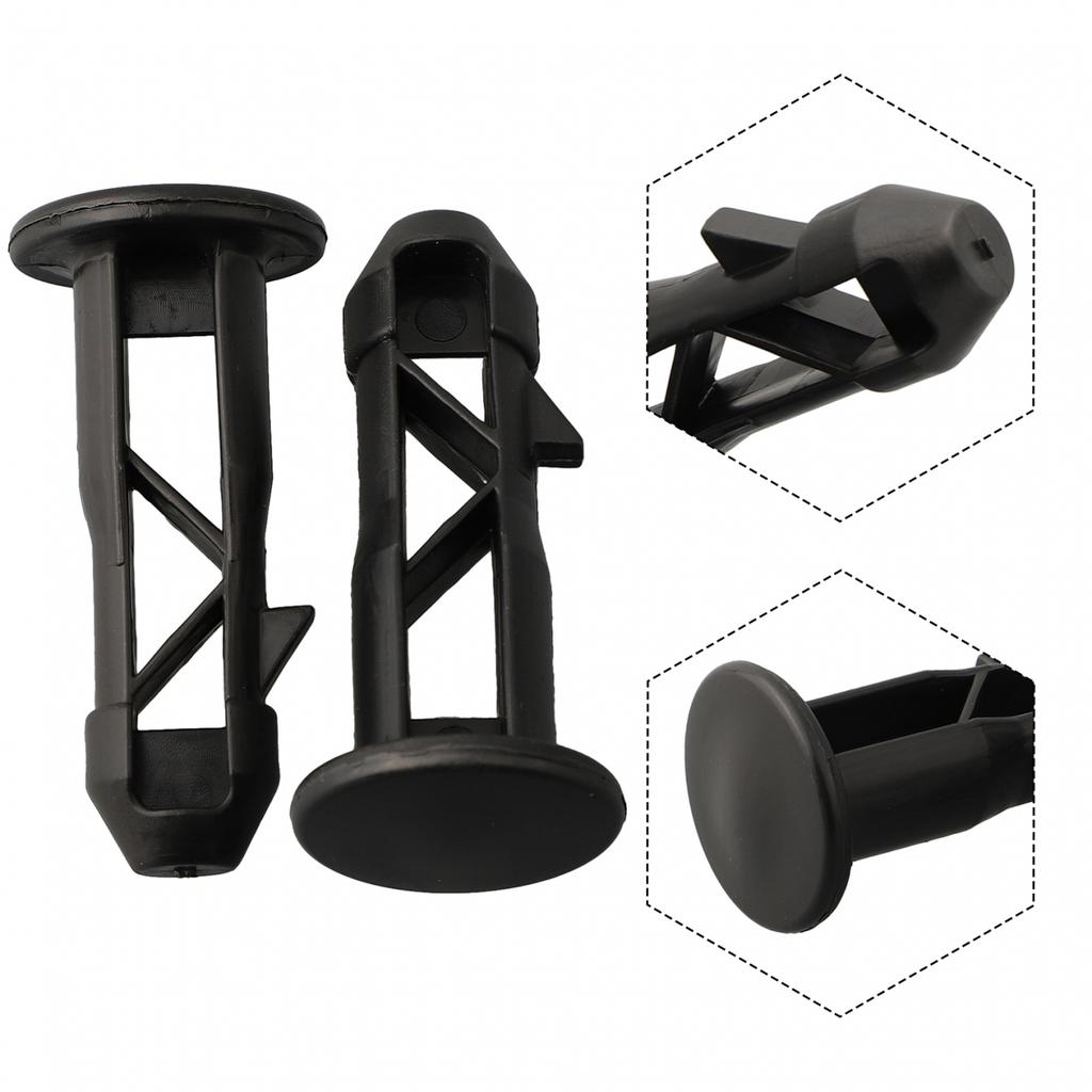 For 240L For Wheelie Bin Lid Black Plastic Hinge Pins Size 67mm by 31mm