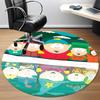 1pcSouth Park Characters Office Round Area Rug, Indoor Mat Suitable For Office, Bedroom Living Room Home Decor, Room Deco,  Offic A0928164