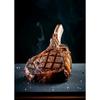 Delicious Grilled Tomahawk Steak Posters Retro Meat Cuts Steak Guide BBQ Prints Canvas Painting Wall Pictures Home Kitchen Decor