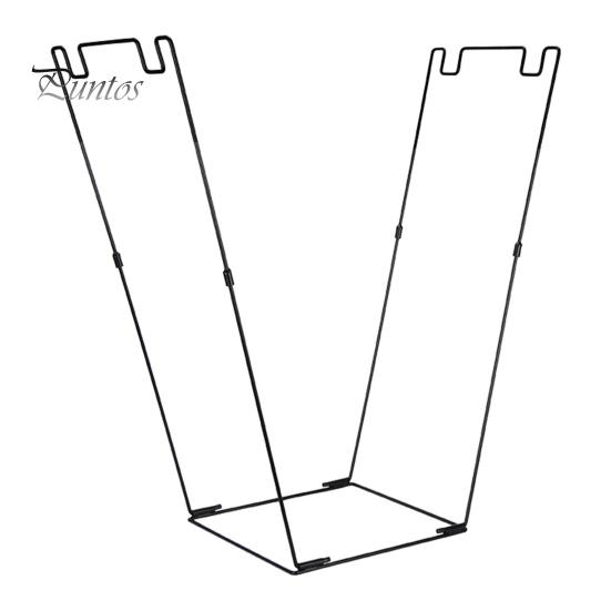 

Подставка для держателя мешка для листьев, конструкция, предотвращающая проливание, наружная металлическая рама для мусорного мешка, складной держатель для мусорного мешка чёрный