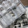 Lace Design Nail Foils Black White Nail Decals Fashion Manicure Decals  Nail Decoration