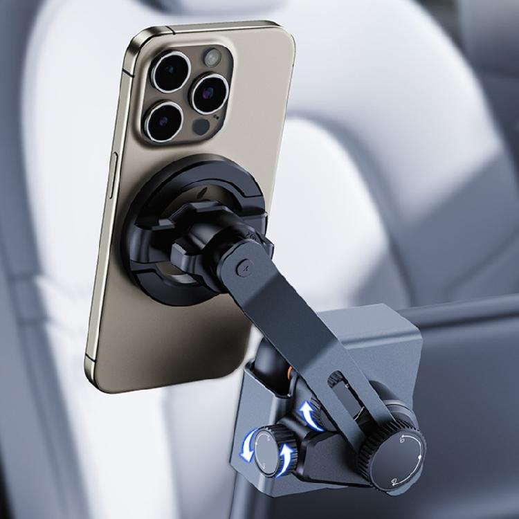 Car Phone Holder for Central Control Screen Magnetic Car Phone Holder 360 Degree Rotation Screen Side Phone Holder