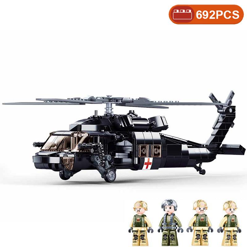 Modern Military SR-71 Blackbird Spy Plane F-15 Fighter Aircraft Soldier Building Blocks Sets Airplane Model Dolls Brick Kids Toy