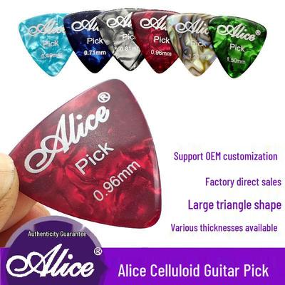 Alice AP-ALT Großes verschleißfestes Celluloid-Dreieck-Gitarrenplektrum