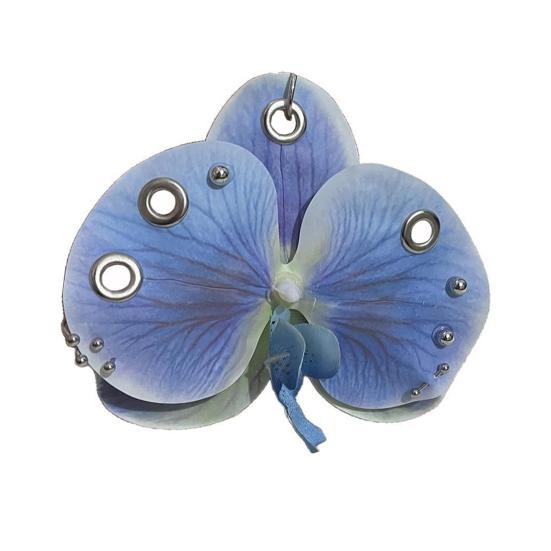 Klíčenka přívěsek ve tvaru květiny realistický vzhled lehká slitina organizér na klíče květinová dekorace na tašku