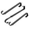 Retractable Over Door Hook Black