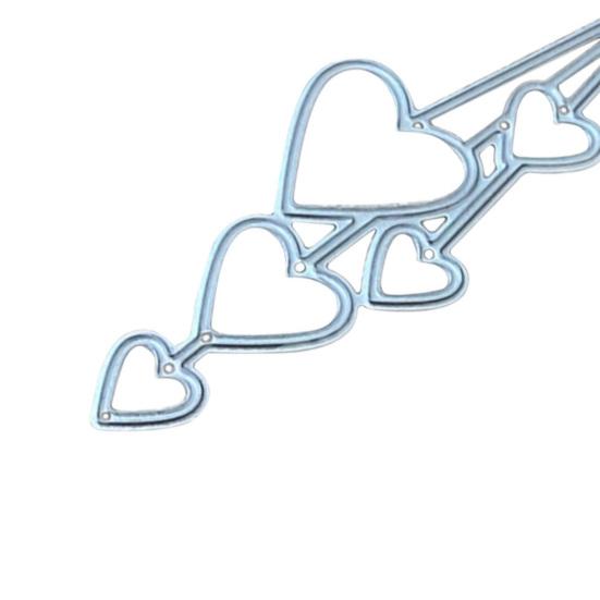 Cutting Stencil Heart Bow Tie Pattern Smooth Lightweight Template Metal Mold