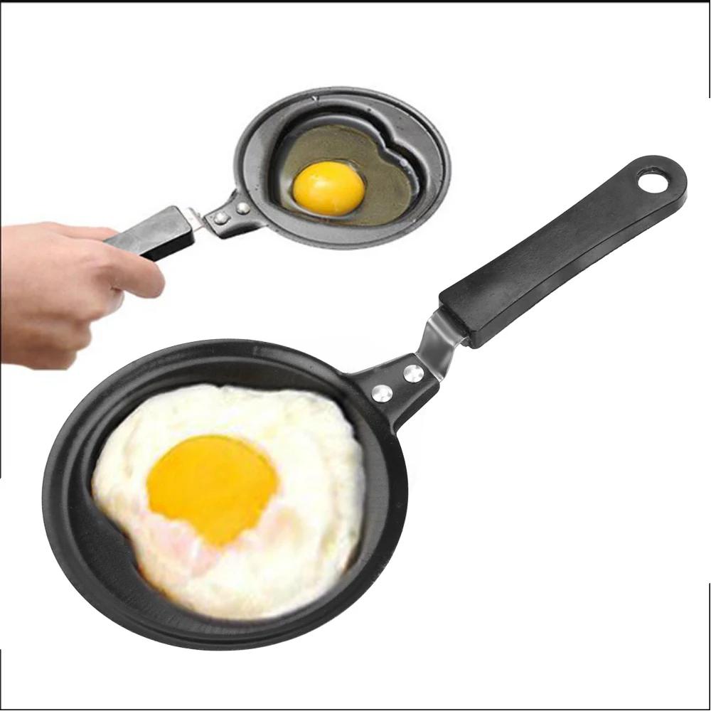 Kjøkkenverktøy Eggform Pan Snu Omelettform Frokost Egg Stekepanne Non-Stick Stekepanne Pannekakemaskin Mini Egg Stekepanne
