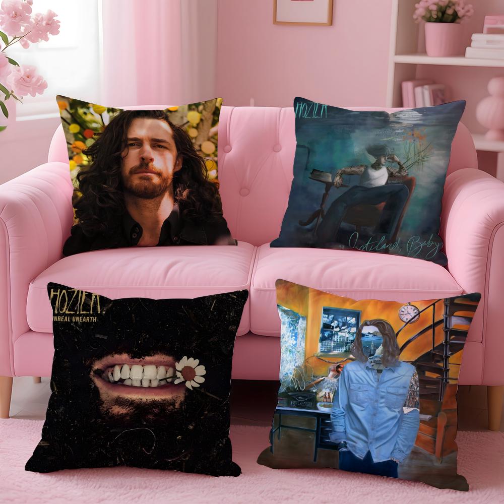 H-Hoziers Hot Singer Cushion Cover Comfortable Reversible Pillow Cover Ideal For Car Sofa Bedroom & Beyond