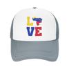 Love Venezuela Map Flag Trucker Hats Adult Venezuelan Hats Trucker Worker Cap Sun Caps Snapback Caps Mesh Baseball Caps Summer