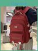Nylon Schulrucksack mit Design für Mittelschüler und Laptopfach
