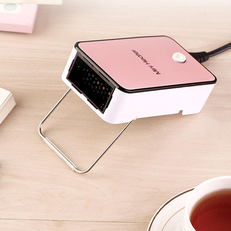 Compact Desktop Heater - Portable, Low Power for Home, Dorm, or Office