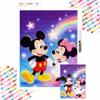 Diamond Art Painting Kit Mickey Minnie Starry Sky Home Wall Decor Handmade Gift Craft