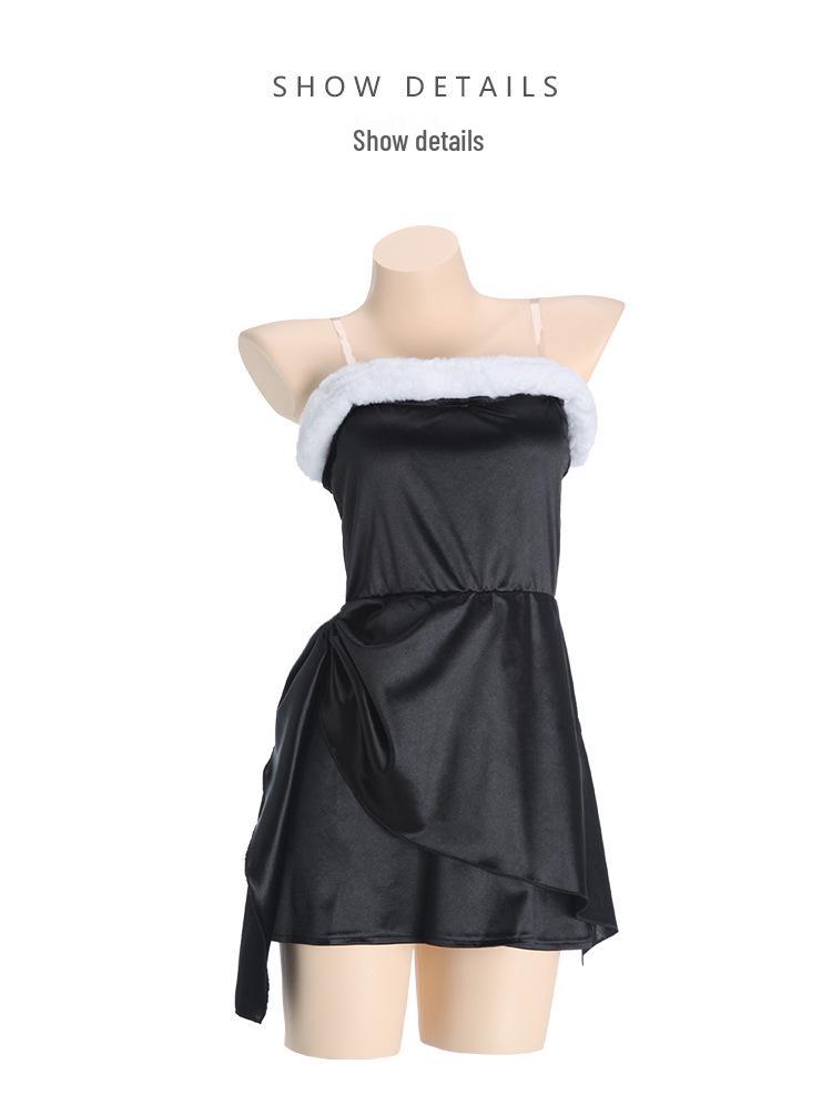 Guiruo Damen Weihnachts-Nachthemd Lingerie Set - Sexy, Schlankmachende Taille, Versuchung.