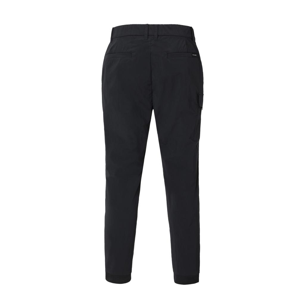 CHALLENGER Men'S Essential Stretch Nylon Semi-Jogger Cargo Pants Black