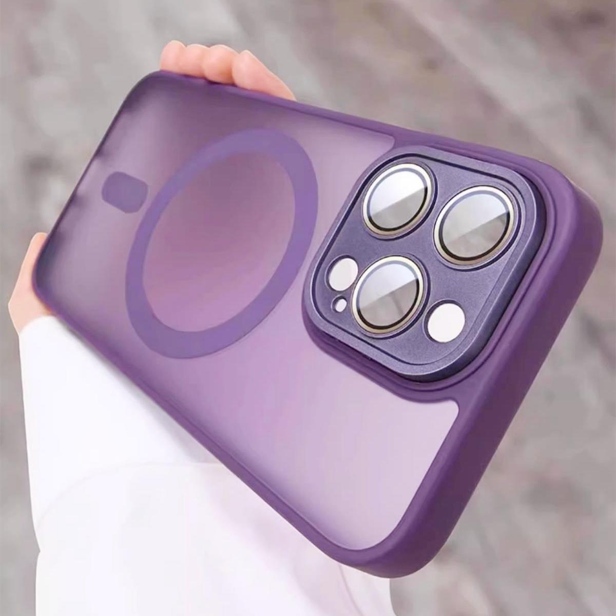 

Матовый Полупрозрачный Чехол для Телефона для iPhone 17 Air 16 15 14 11 Pro Max Plus для Magsafe Беспроводной Зарядки Защитная Крышка для Камеры iPhone 13 Pro темно-зеленого