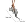 Cute Cat Pendant Necklace Animal Collarbone Necklace Statement Jewelry Gift