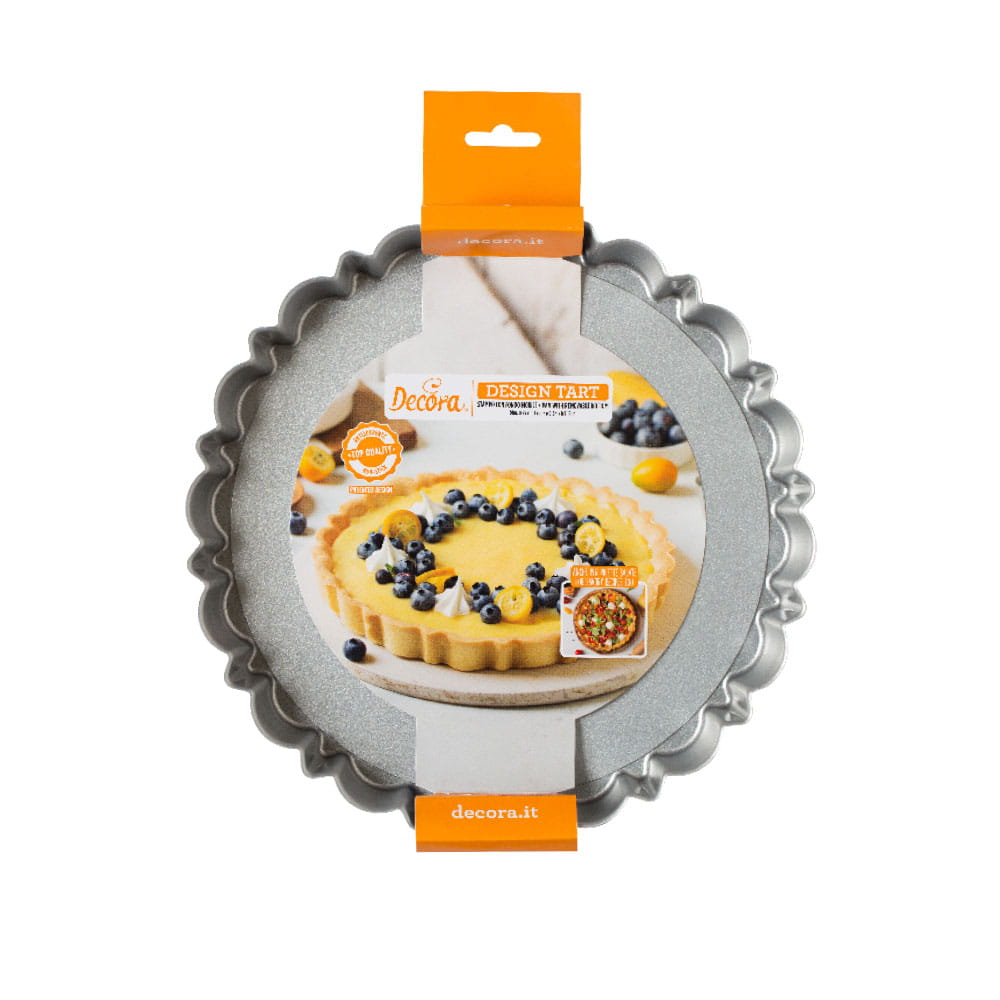 Forma Metalowa Do Tarty  Mazurka 25 Cm Decora