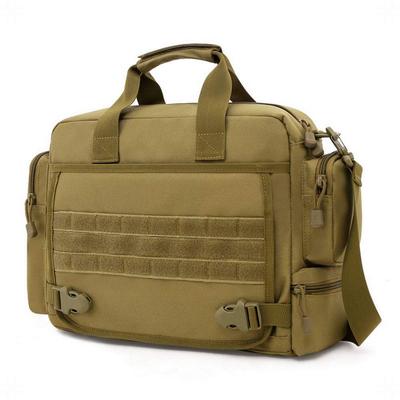 PHOENIX IKKI Shoulder Business and PC with Multiple Large Fits A4 Size and Camouflage and Molle Compatible Bag, Bag, Bag, Brown, Pockets, Capacity,