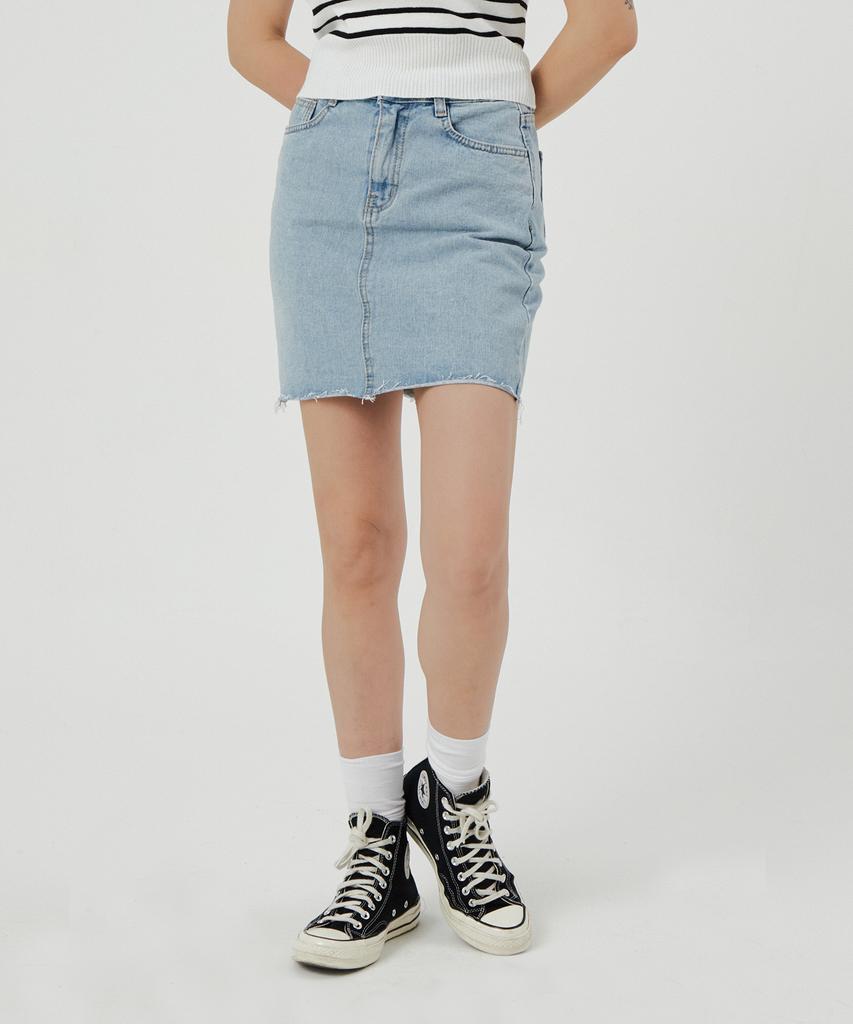 Awesome Studio Daily Denim Skirt Light Wash