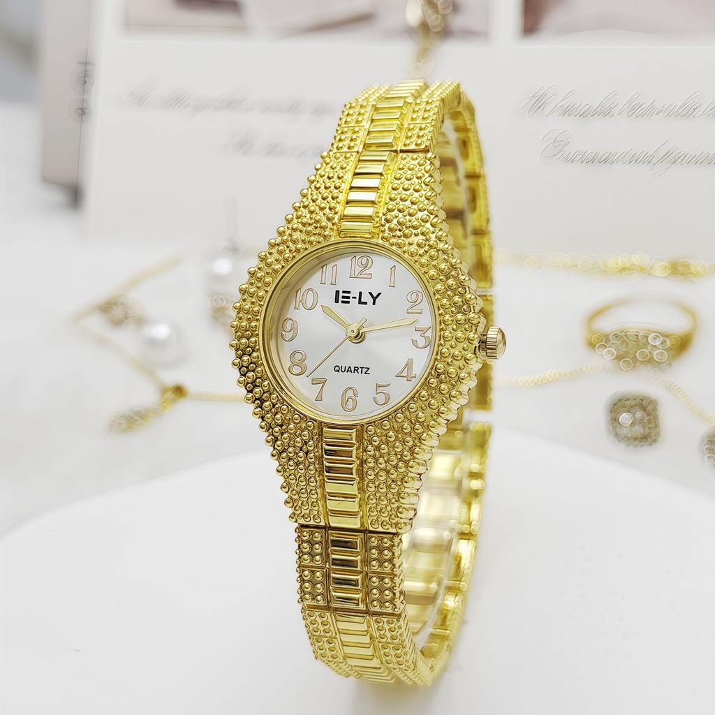 Top Brand Women's Watch Simple Elegant Gold Smal Number Dial Quartz Watches Fashion Wristwatch Montre Relogio Feminino Gifts