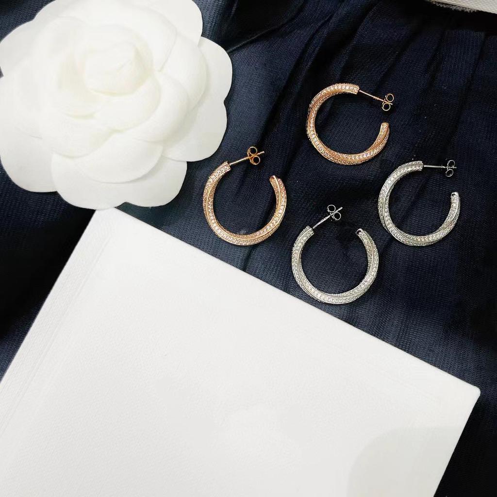 New 2023 Trendy Hot Brand Classic Europe Earrings Jewelry For Women Party Punk Rock Hip-hop Lozenge Engagement Geometric Rings