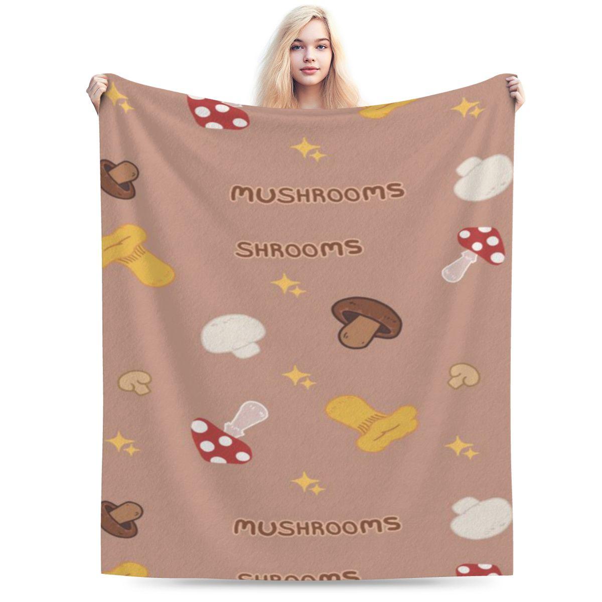 Mushrooms Custom Comfortable Gift An UltraSoft Micro Fleece Blanket 75x100cm 30x40in