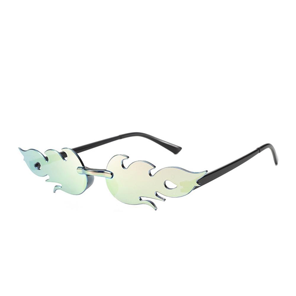 Flame Sunglasses All-in-one Mirror Glasses Sunglasses Portable Candy Color
