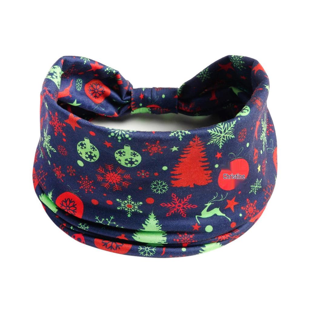 European & American Halloween/Christmas Yoga Sports Headband - Pumpkin, Skull, Ghost Design for Women