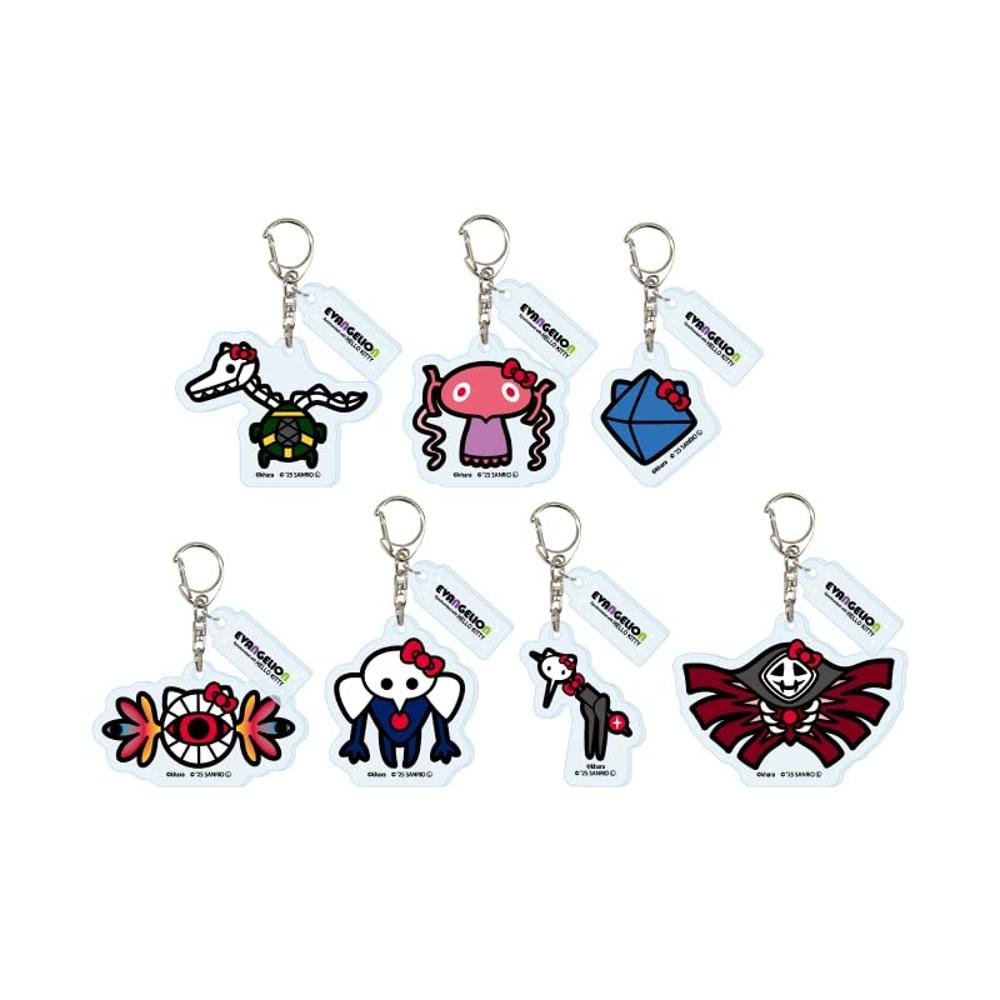 Evangelion x Sanrio Characters 02 [Collaboration Illustration] Acrylic keychain complete set with parts BOX of 7