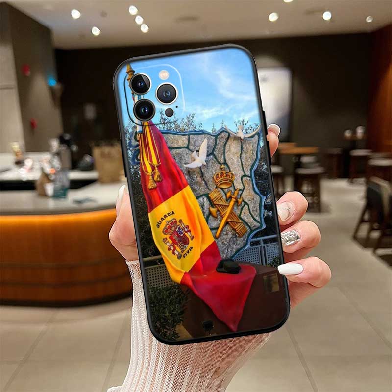RE54 Spain Flag New High-End Shell Phone Case for Xiaomi Poco F8 M4 M5 M6 M7 X3 X6 X7 Pro GT NFC Ultra