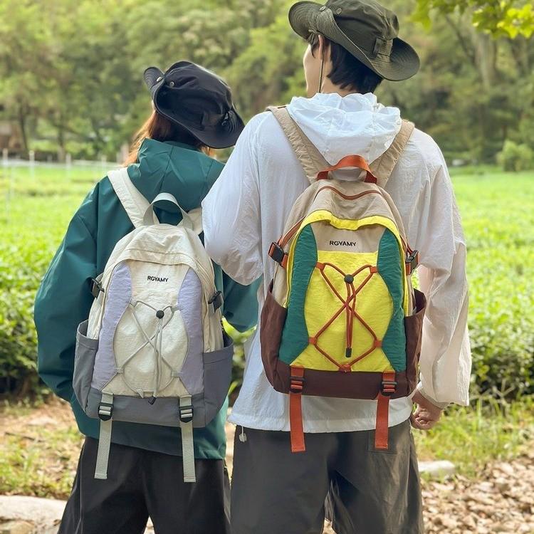 2025 Autumn Sports Backpack: Large Capacity Drawstring Bag for Hiking, Climbing, Mountaineering, and Casual Outdoor Use